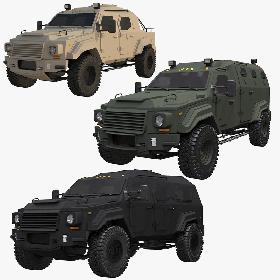 Gurkha Vehicles  Set